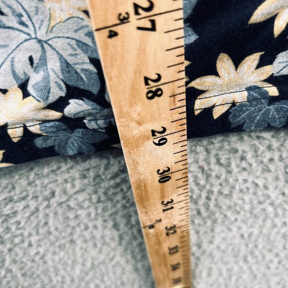 Tommy Hilfiger Golf Mens Polo Shirt Extra Large Blue Floral 100% Cotton Pullover - Picture 9 of 10